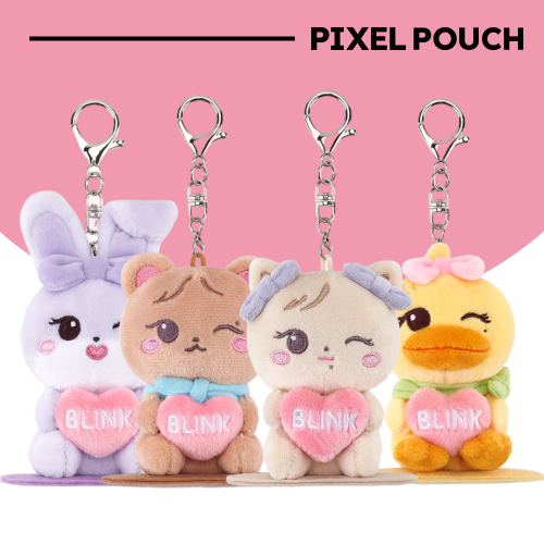 DEADLINE TOUR] BLACKPINK Character Magnetic Plush Keyring – PIXEL