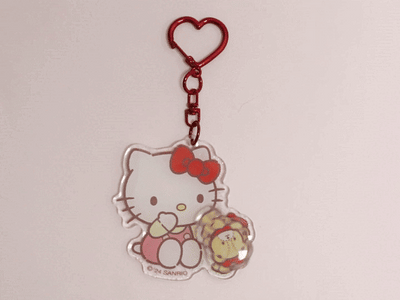 Sanrio Official | 🎀 HELLO KITTY SPINNER KEYRING detail image 2