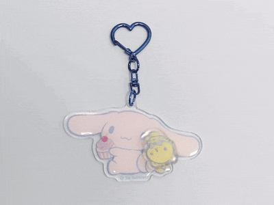 Sanrio Official | 💙 CINNAMOROLL SPINNER KEYRING detail image 2