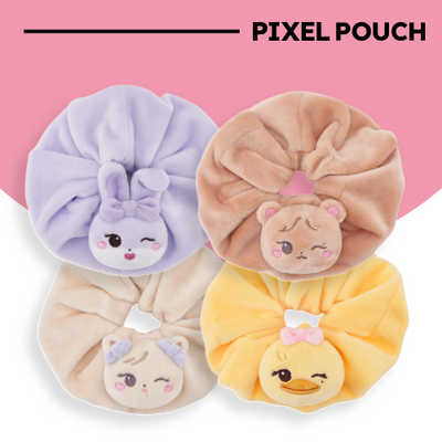 [DEADLINE TOUR] BLACKPINK CHARACTER LIGHT STICK PLUSH SCRUNCHIE at PIXEL POUCH
