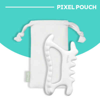 Fillimilli Ceramic Body Gua Sha (with Pouch) at PIXEL POUCH