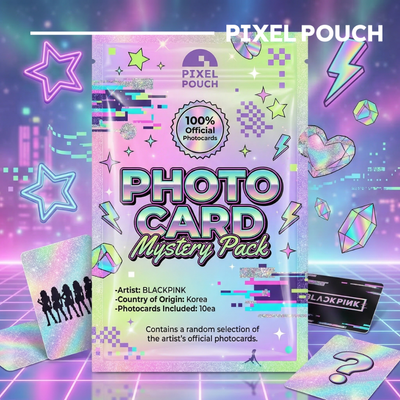 BLACK PINK Official Photocard Mystery Pack at PIXEL POUCH