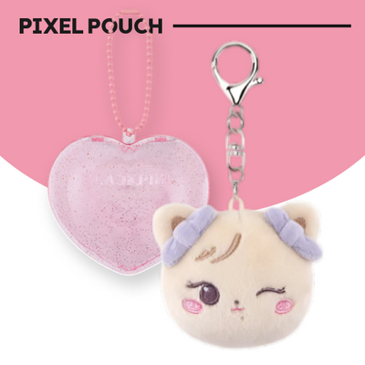 [DEADLINE TOUR] BLACKPINK Character Plush Face Keyring + Case '1 SET' detail image 8