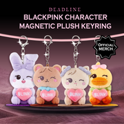 【DEADLINE TOUR】BLACKPINK キャラクター マグネット付きぬいぐるみキーリング『1セット』