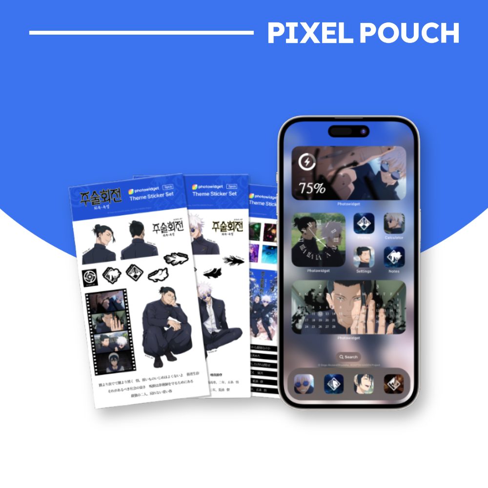 [JUJUTSU KAISEN] Set Adesivi Tema Inventario Nascosto/Morte Prematura per iPhone