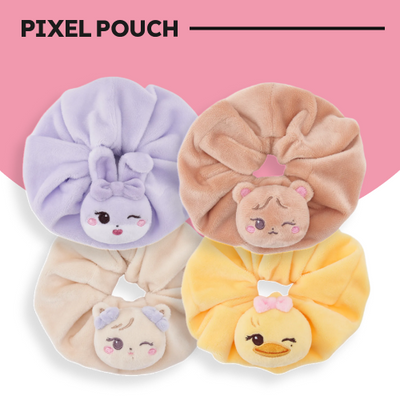 [DEADLINE TOUR] BLACKPINK CHARACTER LIGHT STICK PLUSH SCRUNCHIE '1 SET' detail image 2