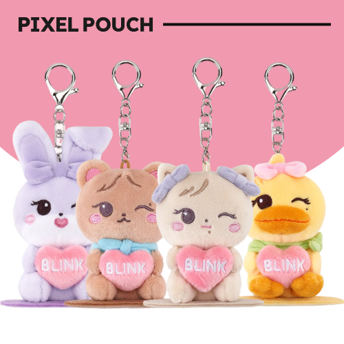 [DEADLINE TOUR] Porte-clés magnétique peluche personnage BLACKPINK