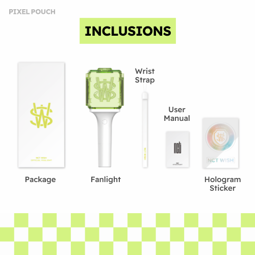 NCT Wish Official Light Stick Fanlight.