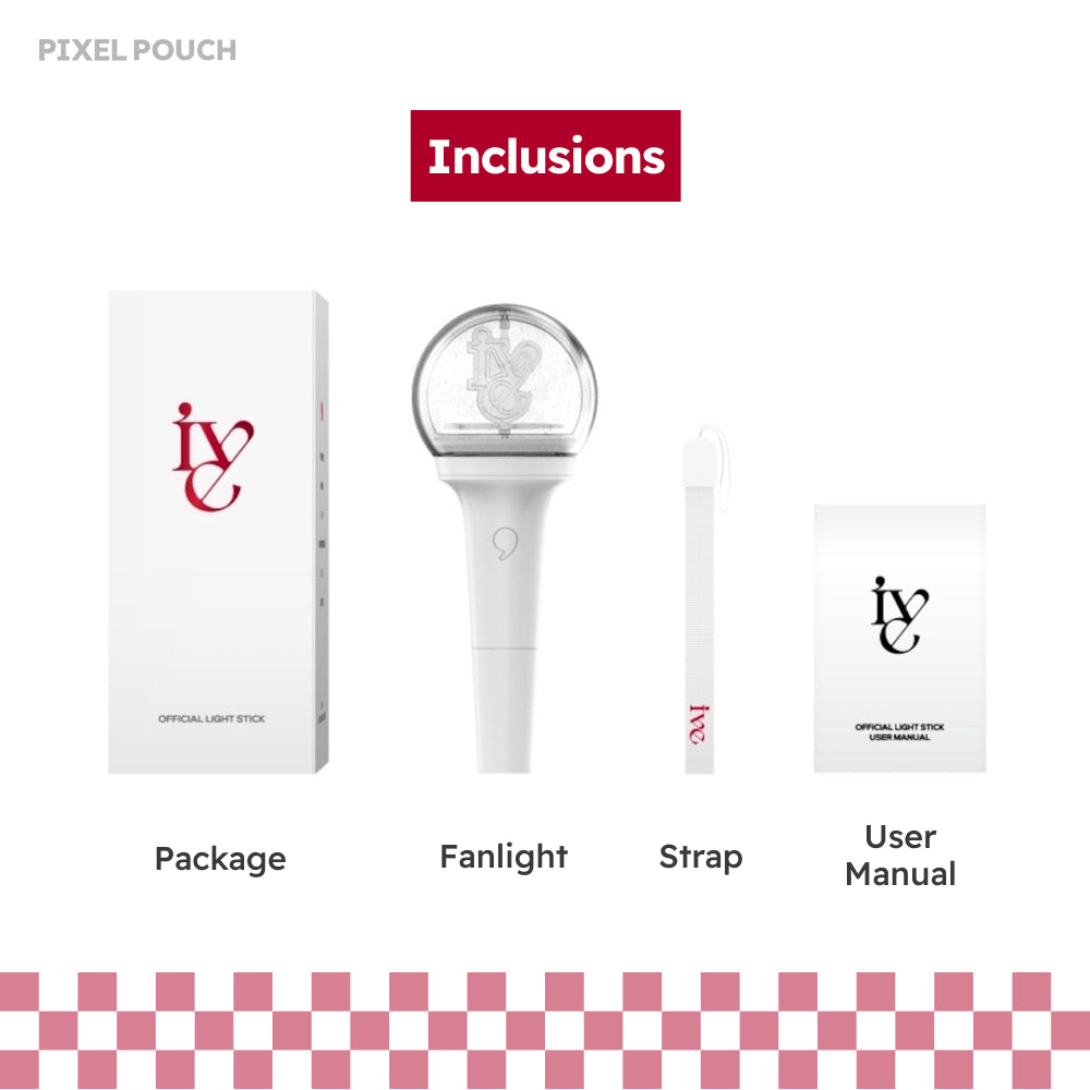 IVE OFFICIAL LIGHT STICK VER.1 – PIXEL POUCH