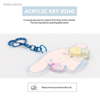 Sanrio Official | 💙 CINNAMOROLL SPINNER KEYRING detail image 4