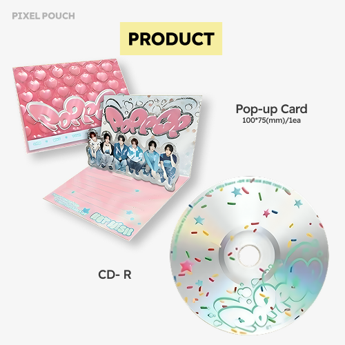 NCT WISH – 2nd Mini Album: poppop [Photobook Ver.] – PIXEL POUCH