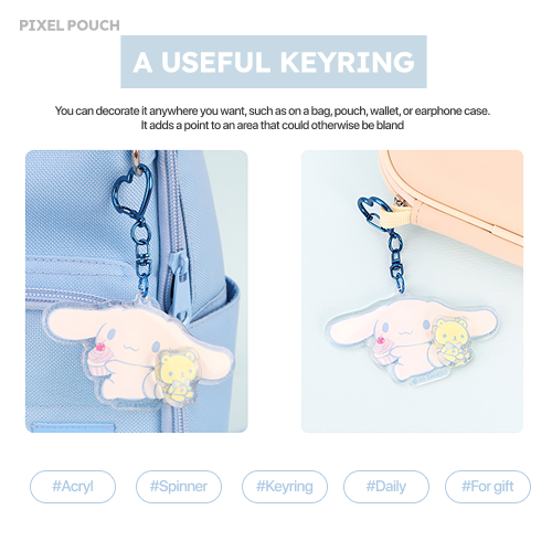 Sanrio Official | 💙 CINNAMOROLL SPINNER SCHLÜSSELANHÄNGER