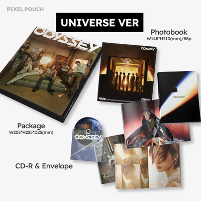 RIIZE – 1st Full Album: ODYSSEY [PACKAGE Ver.] Random 1 of 2 Versions.