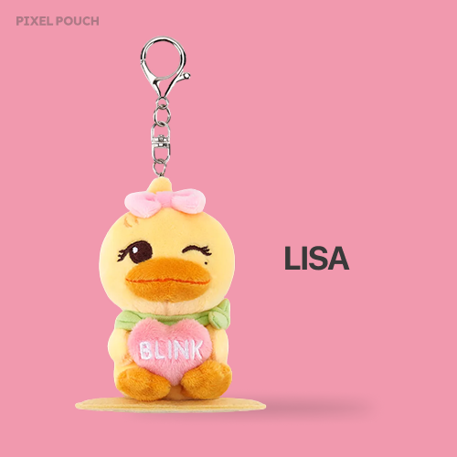 BLACKPINK DEADLINE キャラクターマグネットプラッシュキーリング BLACKPINK - Character Magnetic Plush Keyring ['DEADLINE